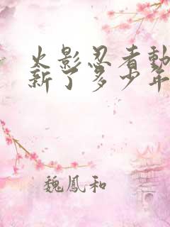 火影忍者动漫更新了多少年