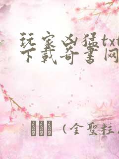 玩家凶猛txt下载奇书网