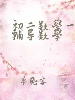 初二数学一对一辅导数学