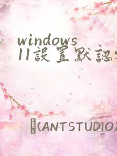 windows11设置默认输入法