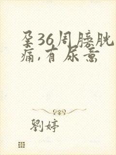 孕36周膀胱刺痛,有尿意