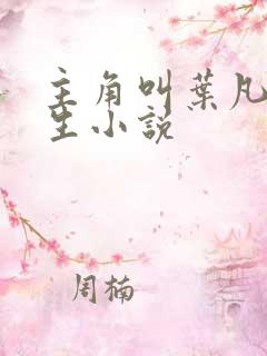 主角叫叶凡的重生小说