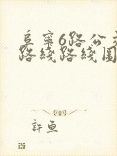 阜宁6路公交车路线路线图