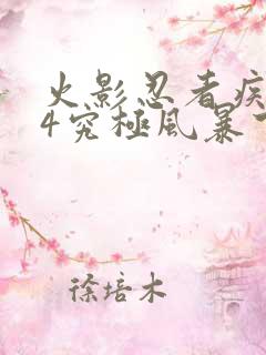 火影忍者疾风传4究极风暴下载