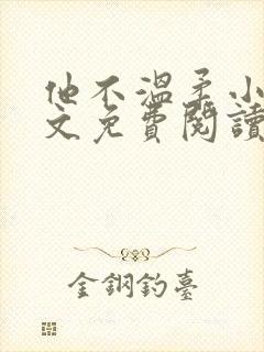 他不温柔小说全文免费阅读无弹窗