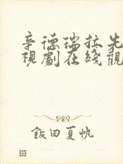 辛德瑞拉先生电视剧在线观看免费