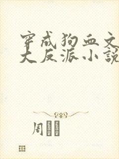 穿成狗血文中的大反派小说