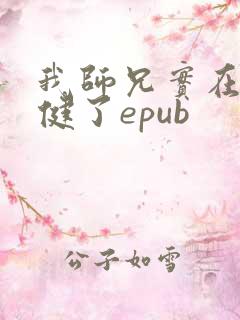 我师兄实在太稳健了epub
