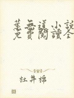 叶无道小说大全免费阅读全文