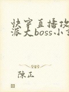 快穿直播攻略反派大boss小说