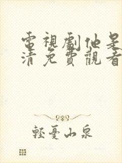 电视剧他是谁高清免费观看