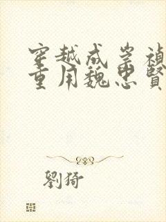 穿越成崇祯帝,重用魏忠贤的小说