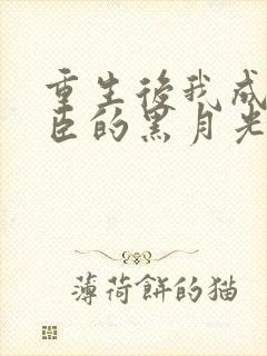 重生后我成了奸臣的黑月光免费阅读