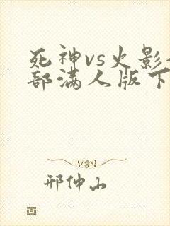 死神vs火影全部满人版下载