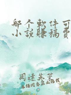 哪个软件可以写小说赚稿费