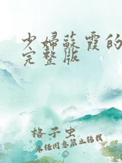 少妇苏霞的沉沦完整版