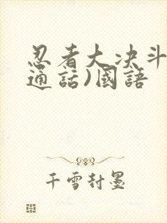 忍者大决斗(普通话)国语