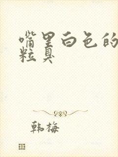 嘴里白色的小颗粒臭