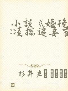 小说《婚后心动:凌总追妻有点甜》