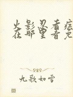 火影忍者疾风传在哪里看免费的