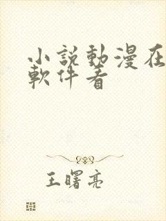 小说动漫在哪个软件看