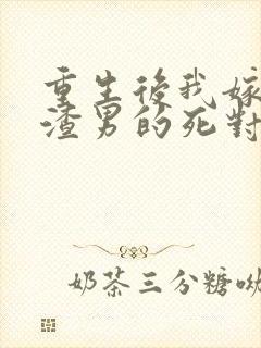 重生后我嫁给了渣男的死对头无弹窗