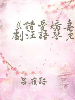 《错爱娇妻》短剧汪语琴免费观看