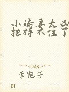 小娇妻太凶陆爷把持不住了