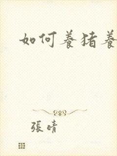 如何养猪养得好