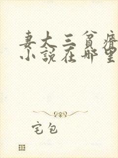 妻大三贫瘠原著小说在哪里看