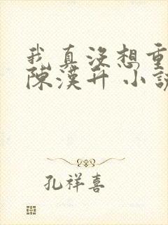 我真没想重生啊陈汉升 小说