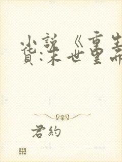 小说 《重生囤货:末世里面玩嗨了》