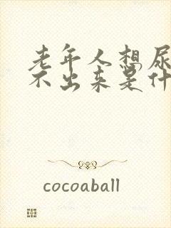 老年人想尿却尿不出来是什么原因