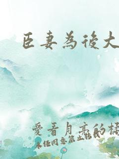 臣妻为后大结局