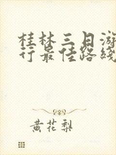 桂林三日游自由行最佳路线