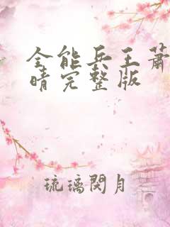 全能兵王萧晨苏晴完整版