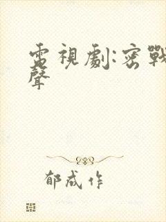 电视剧:密战无声