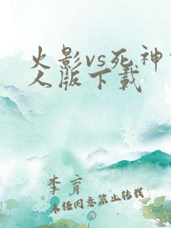 火影vs死神双人版下载