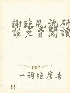 谢临风沈研卿小说免费阅读最新章节