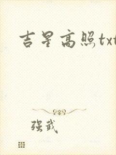 吉星高照txt