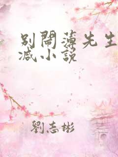 别闹薄先生无删减小说