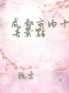 成都市内十大必去景点