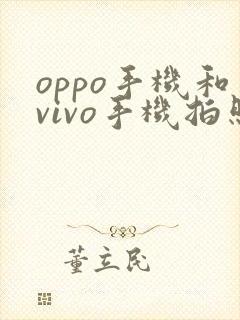 oppo手机和vivo手机拍照哪个更好