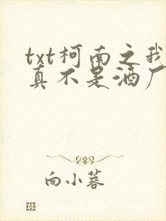 txt柯南之我真不是酒厂大佬下载