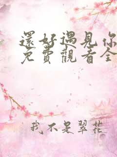 还好遇见你短剧免费观看全集高清