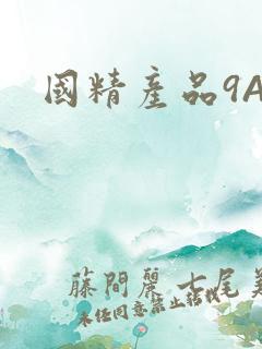 国精产品9AA