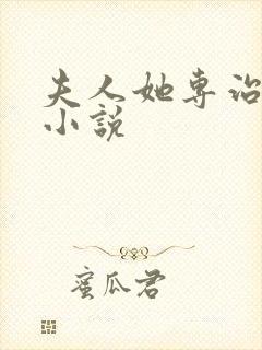 夫人她专治不服小说