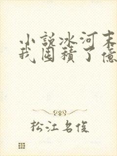 小说冰河末世:我囤积了亿亿万物资