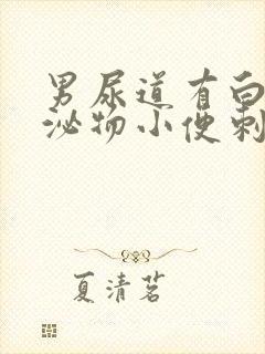 男尿道有白色分泌物小便刺疼