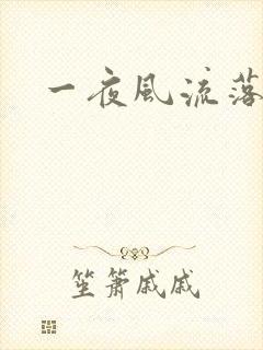 一夜风流落裔